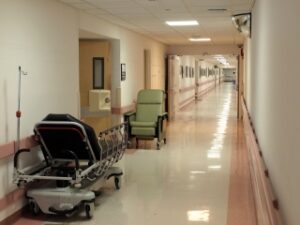 empty hospital hallway